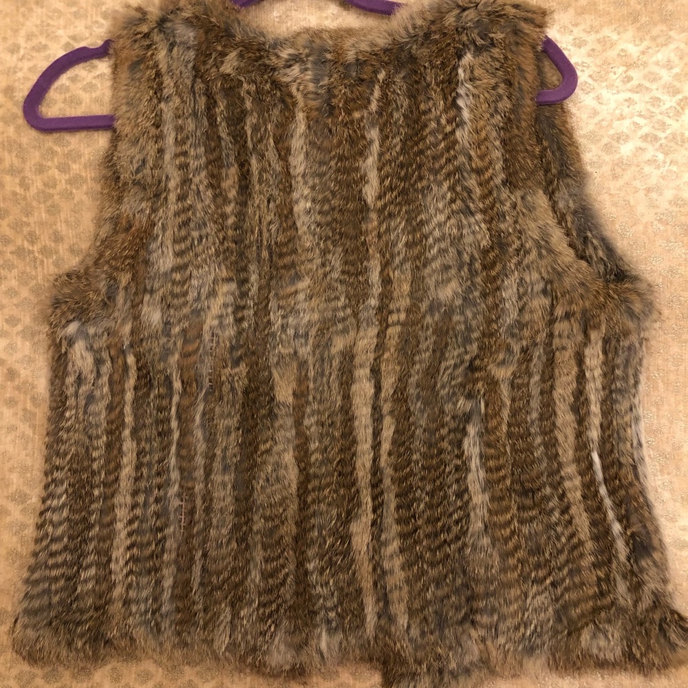 525 America Rabbit fur vest - Picture 2 of 4